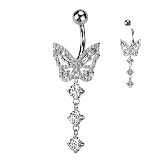Lycaenidae Butterfly Belly Dangle