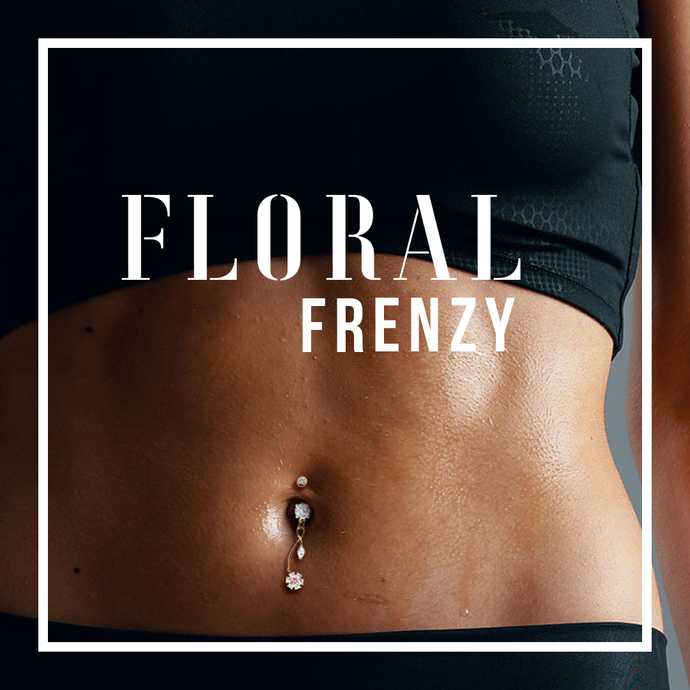 Cute belly button piercing rings clearance