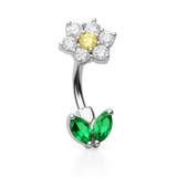 Flower Belly Ring