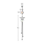 Double Layer Daisy With Chains Belly Ring