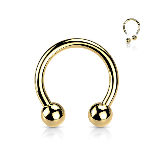 Horse Shoe Body Jewellery with Gold Plating