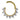 Diamond Petal Clicker Nipple Jewellery in 14K Yellow Gold