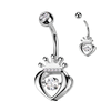 Majesty's Crowned Heart Belly Bar