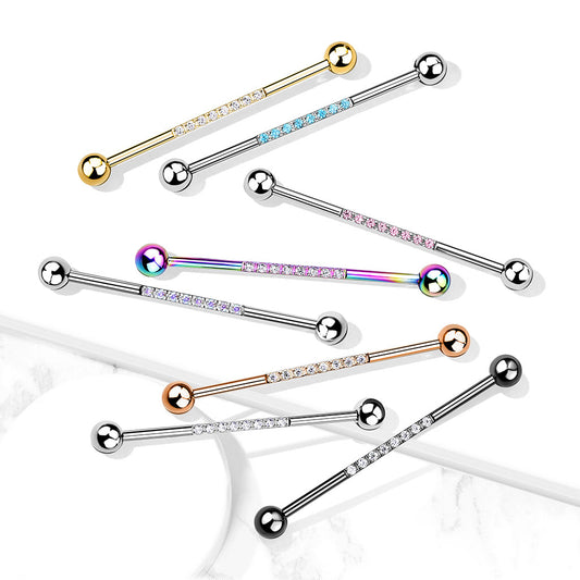 The Jewel Track Industrial Barbell