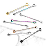 The Jewel Track Industrial Barbell