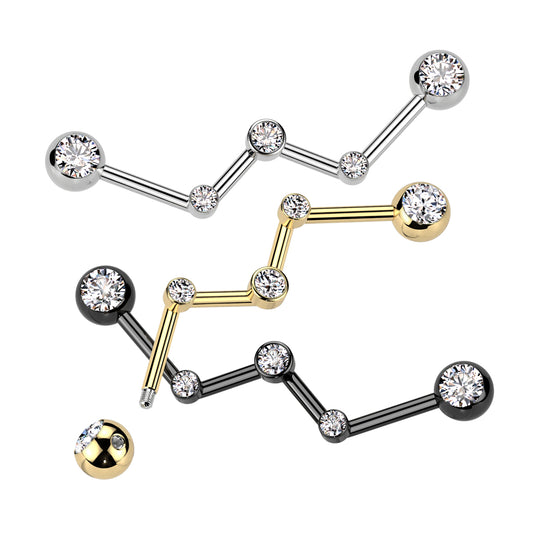 The Zig Zag Industrial Barbell