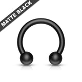 Black Matte Circular Body Jewellery