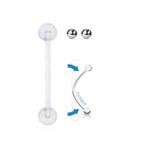 Nipple Piercing Retainer Pack Including 2 x 3mm Surgical Steel Balls