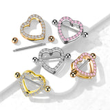 The 3D Love Heart Nipple Shield