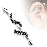 Wrapped Octopus Tentacle Industrial Barbell