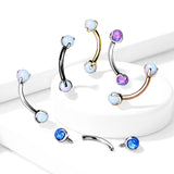16g Petite Opal Duo Body Jewellery