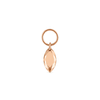 Faceted Gold Marquise Charm by Maria Tash in Rose Gold.