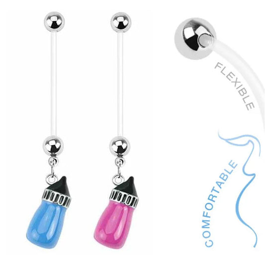 Baby Bottle Pregnancy Belly Ring