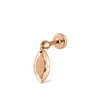 Faceted Gold Marquise Threaded Charm Earring by Maria Tash in 14K Rose Gold.