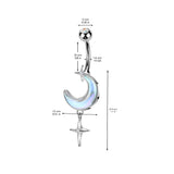 Gold Plated Celestial Charm Belly Bar