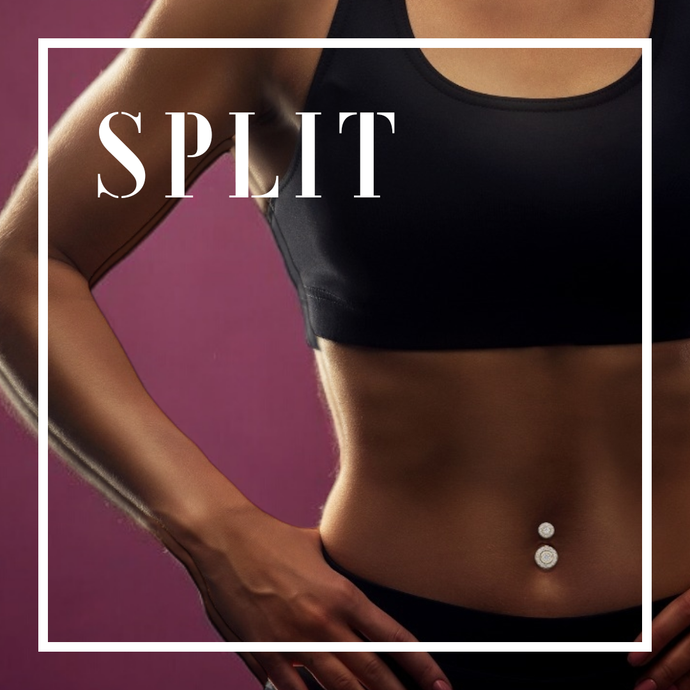 Split and Spinal Belly Rings. Unique belly bars shop online. The Belly Ring Shop