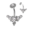 Florence Cluster Navel Ring
