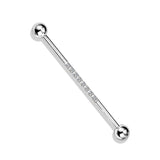 The Jewel Track Industrial Barbell