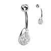 Marcellina Tears Belly Button Ring