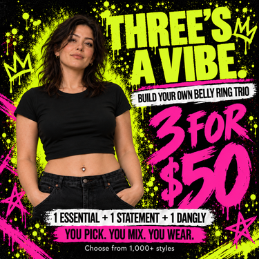 Bundle and Save. Belly Ring Collectors Pack.