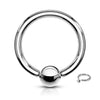 Solid Titanium Captive Bead Body Jewellery