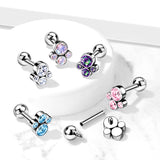 Glamora Internally Threaded Titanium Body Jewellery. Labret, Monroe, Tragus and Cartilage Earrings.