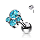 Glamora Internally Threaded Titanium Body Jewellery. Labret, Monroe, Tragus and Cartilage Earrings.