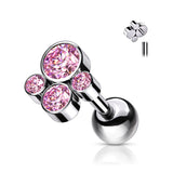 Glamora Internally Threaded Titanium Body Jewellery. Labret, Monroe, Tragus and Cartilage Earrings.