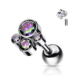 Glamora Internally Threaded Titanium Body Jewellery. Labret, Monroe, Tragus and Cartilage Earrings.