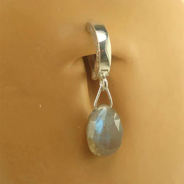TummyToys® Labradorite Belly Ring Hoop