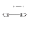 The Vintage Mistress Nipple Barbell