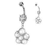 3D Bubble Bouquet Belly Dangle