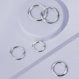 Seamless Segment Clicker Piercing in 14K White Gold