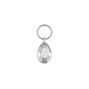 Faceted Gold Pear Charm by Maria Tash in White Gold.