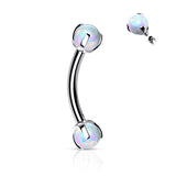 16g Petite Opal Duo Body Jewellery