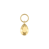 Faceted Gold Pear Charm by Maria Tash in Yellow Gold.
