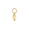 Faceted Gold Marquise Charm by Maria Tash in Yellow Gold.