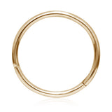 Plain Hoop by Maria Tash in Gold - Earring. Navel Rings Australia.