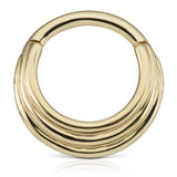 Hiranya Clicker by Maria Tash in Gold - Earring. Navel Rings Australia.