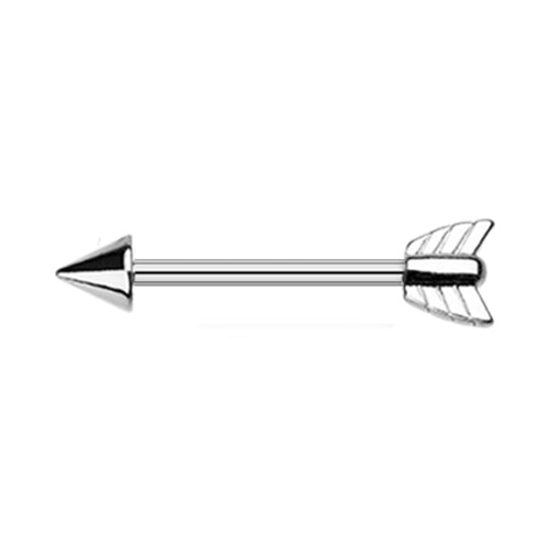 Bow Arrow Nipple Barbell Ring - Nipple Ring. Navel Rings Australia.