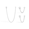 Single Chain Connecting Charm by Maria Tash in White Gold