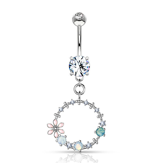 Hoola Matrix Belly Dangle - Dangling Belly Ring. Navel Rings Australia.