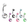 Mezzi Royale Gem Acrylic Belly Bar