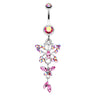 The Albatross Butterfly Navel Ring - Dangling Belly Ring. Navel Rings Australia.