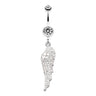 Malaikat Angel Belly Dangle - Dangling Belly Ring. Navel Rings Australia.