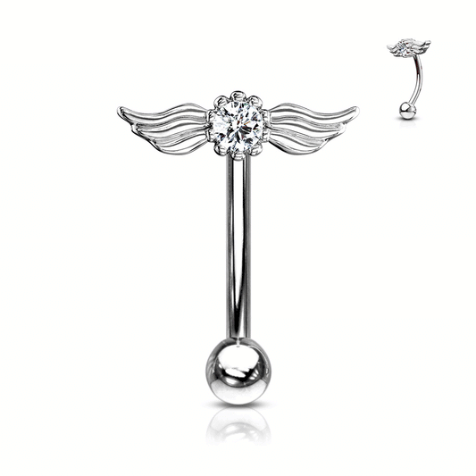 16g Petite Angel Wing Reverse Body Jewellery