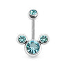 Mickey Mouse Bananabell Belly Bars - Basic Curved Barbell. Navel Rings Australia.