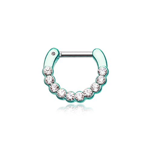 Luizi Septum Clicker in Titanium - Septum. Navel Rings Australia.