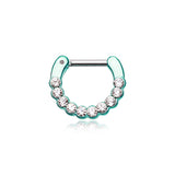 Luizi Septum Clicker in Titanium - Septum. Navel Rings Australia.
