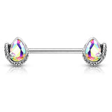 Bijoú Mermaid Gem Nipple Ring - Nipple Ring. Navel Rings Australia.